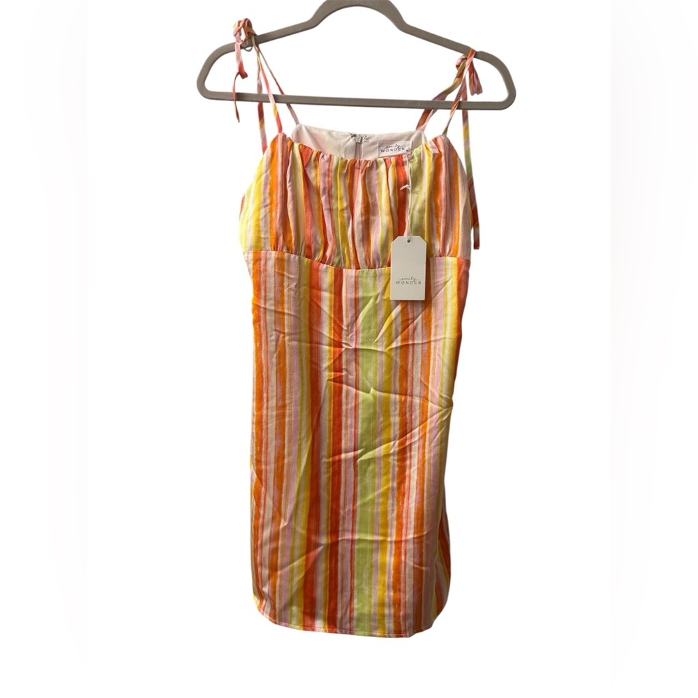 Emily Wonder Vibrant Striped Dress
